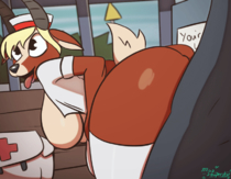 Animated MisoSouperstar My_Gym_Partner's_a_Monkey‎ Nurse_Gazelle // 800x622 // 600.4KB // gif