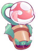 Piranha_Plant Super_Mario_Bros exed_eyes // 661x892 // 299.3KB // png