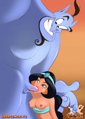 Aladdin Disney_(series) Genie_(Aladdin) Princess_Jasmine XL-TOONS.COM // 710x1000 // 239.6KB // jpg
