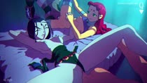 Animated DC_Comics QueenComplex Raven Sound Starfire Teen_Titans // 1280x720 // 19.3MB // webm