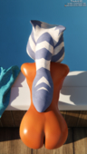 3D Ahsoka_Tano Clone_Wars Star_Wars Star_Wars:_The_Clone_Wars TheArti3D Togruta // 1080x1920 // 10.0MB // png