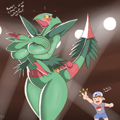 Komodo Pokemon Sceptile_(Pokémon) // 1280x1280 // 906.0KB // png