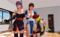 3D Ayane_(Dead_or_Alive) Cammy_White Crossover Dead_or_Alive Kasumi Street_Fighter takashiro65 // 1280x800 // 158.6KB // jpg