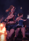 Claire_Redfield Jill_Valentine Resident_Evil personalami // 840x1200 // 471.9KB // jpg