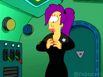 Animated Futurama Turanga_Leela // 479x356 // 1.2MB // gif