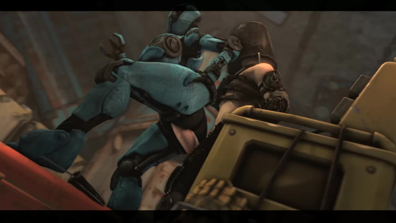 3D Animated Fallout Source_Filmmaker assaultron white-crow // 1280x720 // 227.1KB // webm