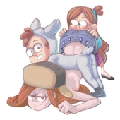 Dipper_Pines Gravity_Falls Mabel_Pines Wendy_Corduroy // 700x700 // 91.5KB // jpg