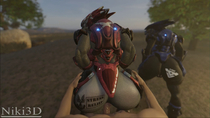 3D Animated Halo Niki3d Sangheili Sound // 1280x720, 30s // 14.6MB // webm