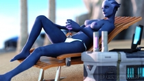 3D Asari DarklordIIID Liara_T'Soni Mass_Effect // 2150x1209 // 245.3KB // jpg