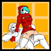 Animated DeadBrainNSFW Rule_63 Shy_Guy Super_Mario_Bros shygal // 680x680 // 1006.9KB // gif