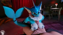 3D Animated Blender Pokemon Vaporeon_(Pokemon) evilbanana // 1920x1080 // 10.9MB // webm