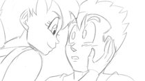 Animated Dragon_Ball_Z Gohan Son_Gohan Videl funsexydragonball // 500x281 // 674.7KB // gif