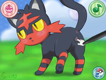 Litten_(Pokémon) Pokemon // 1000x750 // 607.8KB // png