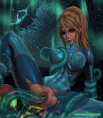 Animated EcchiOni Metroid Samus_Aran // 2900x3300, 3.9s // 4.9MB // mp4