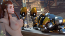 3D Blender Brigitte_Lindholm Overwatch mrbonessfm // 1920x1080 // 1.8MB // png