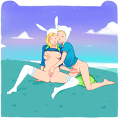 Adventure_Time Finn_the_Human Fionna_the_Human_Girl // 3000x2968 // 2.0MB // jpg