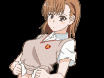 A_Certain_Magical_Index Animated Misaka_Mikoto // 640x480 // 143.2KB // gif