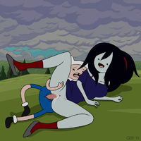 Adventure_Time Finn_the_Human Marceline_the_Vampire_Queen Quasi99 // 800x800 // 326.6KB // jpg