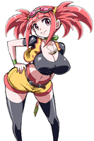 Dinosaur_King Malm_Tatsuno Zoe_Drake // 672x1012 // 55.6KB // png