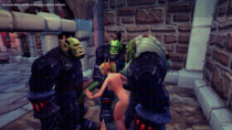 Animated Blood_Elf Orc World_of_Warcraft // 854x480 // 7.1MB // gif