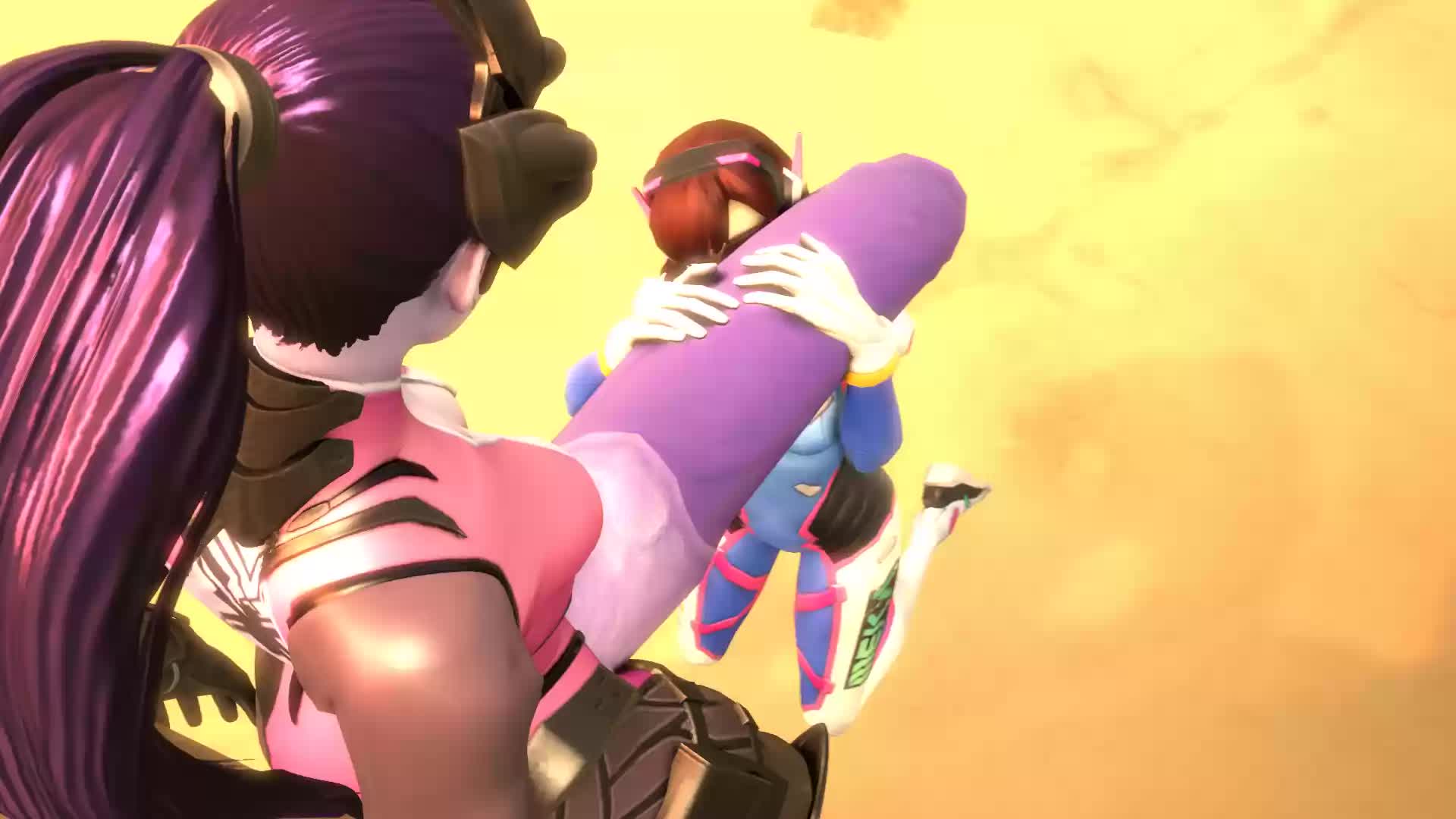 3D Animated D.Va Overwatch Widowmaker coot27 // 1920x1080 // 1.0MB // webm