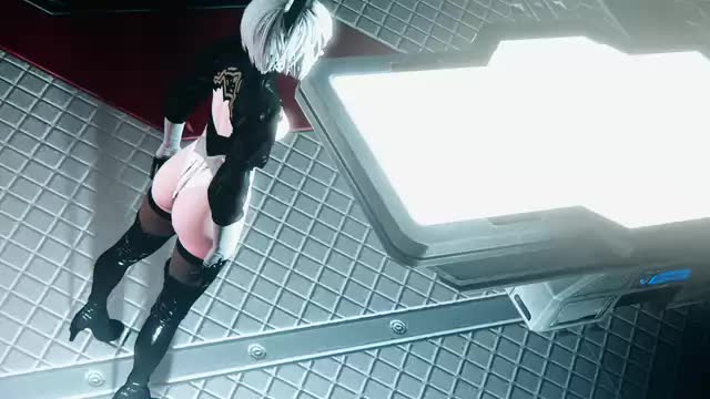 3D Android_2B Animated Nier Nier_Automata Sound Source_Filmmaker Studiofow // 640x360 // 11.3MB // webm