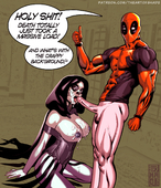 Deadpool_(Comics) Death_(Comics) Marvel_Comics SHADE_(artist) // 1201x1400 // 396.9KB // jpg