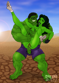 Avengers Marvel_Comics Online_Superheroes She-Hulk_(Jennifer_Walters) The_Hulk_(Bruce_Banner) // 600x845 // 262.5KB // jpg
