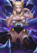 Ahri KDA League_of_Legends unfairr // 714x1000 // 525.8KB // jpg