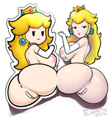 Greyimpaction Paper_Mario Princess_Peach Super_Mario_Bros // 1280x1347 // 956.4KB // png