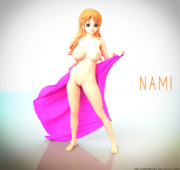 3D Nami One_Piece // 1024x967 // 584.8KB // png