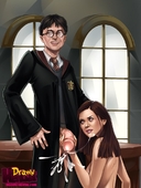 Drawn-Hentai Ginny_Weasley Harry_James_Potter Harry_Potter // 768x1024 // 117.4KB // jpg