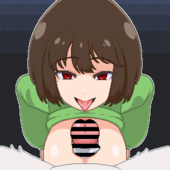 Animated Chara Undertale // 570x570 // 526.9KB // gif