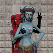 Aayla_Secura Darth_Talon Star_Wars Twi'lek habari // 640x640 // 76.0KB // jpg