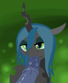 Animated My_Little_Pony_Friendship_Is_Magic Queen_Chrysalis // 500x617 // 1.5MB // gif