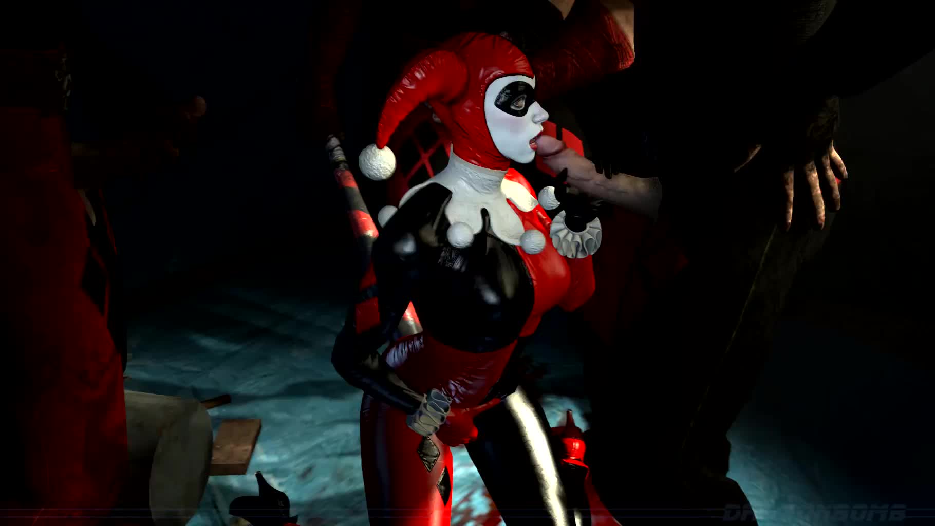 3D Animated Harley_Quinn Source_Filmmaker dragonbomb // 1820x1024 // 1.1MB // mp4