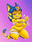 Animal_Crossing Ankha Teckworks // 782x1012 // 534.0KB // png