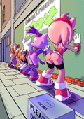 Adventures_of_Sonic_the_Hedgehog Amy_Rose Blaze_The_Cat Cream_the_Rabbit Rouge_The_Bat Vanilla_the_Rabbit // 859x1214 // 782.4KB // png