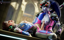 3D Blender D.Va JustFuta Overwatch Widowmaker // 3840x2396 // 590.9KB // jpg