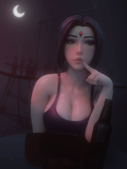 3D Animated Blender DC_Comics Raven Sound Teen_Titans kittyyevil // 1200x1600, 14.7s // 11.1MB // mp4