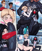 BDOne Gwen_Stacy Marvel_Comics Miles_Morales Rule_63 Silk Spider-Man Spider-Man_(Series) Venom // 831x1000 // 905.2KB // jpg
