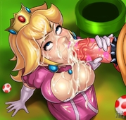 Bowser Princess_Peach Super_Mario_Bros aaaninja // 1600x1520 // 305.4KB // jpg