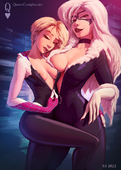 Black_Cat Gwen_Stacy Marvel_Comics QueenComplex Spider-Man_(Series) // 710x1000 // 179.0KB // jpg