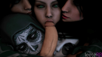 3D Animated Arclight_(comics) Deadpool Death_(Comics) Domino_(comics) Leeterr Marvel Rogue_(X-Men) Source_Filmmaker Vertigo_(Marvel_Comics)‎‎‎ X-Men // 680x383 // 2.9MB // gif