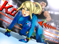 Crossover Little_Mac_(Punch-Out!!) Metroid Samus_Aran Super_Smash_Bros. // 1600x1200 // 2.0MB // png