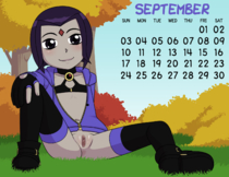 Calendar DC_Comics Incognitymous Raven Teen_Titans // 1650x1275 // 632.7KB // png
