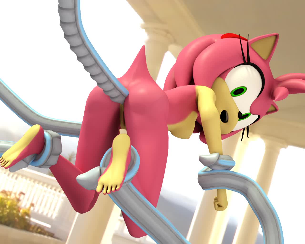 3D Adventures_of_Sonic_the_Hedgehog Amy_Rose Animated likkezg // 1280x1024 // 6.1MB // webm