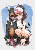 Hilda Houndoom_(Pokémon) Pokemon pollenoxide // 800x1131 // 132.0KB // jpg