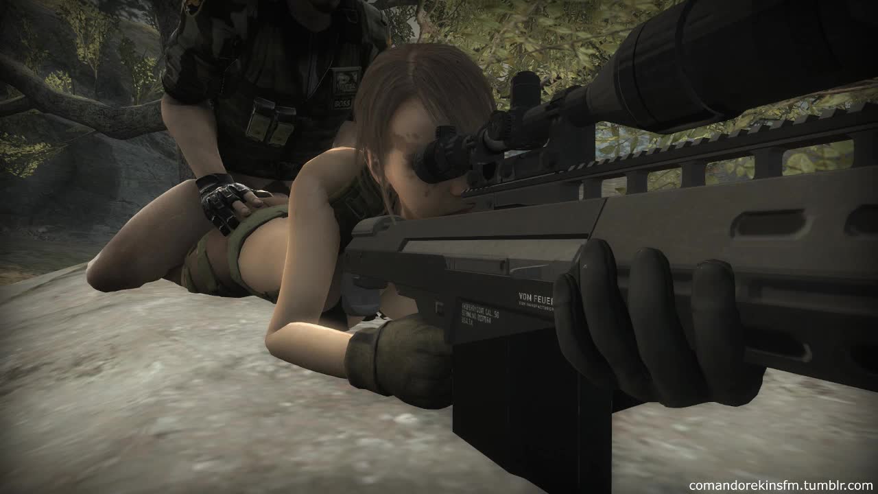 3D Animated Metal_Gear_Solid_V:_The_Phantom_Pain Quiet Snake_(Big_Boss) Source_Filmmaker comandorekinsfm // 1280x720 // 1.5MB // webm