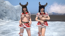 Dead_or_Alive Dead_or_Alive_5_Last_Round Hitomi Hitomi_(Dead_or_Alive) Hitomiluv3r Nyotengu Nyotengu_(Dead_or_Alive) // 3840x2160 // 4.7MB // jpg